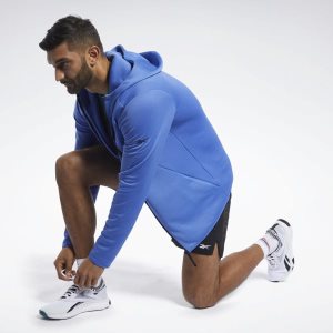 Reebok Speedwick Kapuzenpullover Herren - Blau - DE 416-EUH